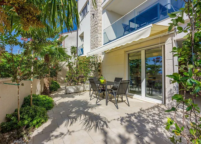 Einzigartiges Nur 500 Meter Zum Mit Sauna, Gym, Pool, Wifi Lägenhet Crikvenica